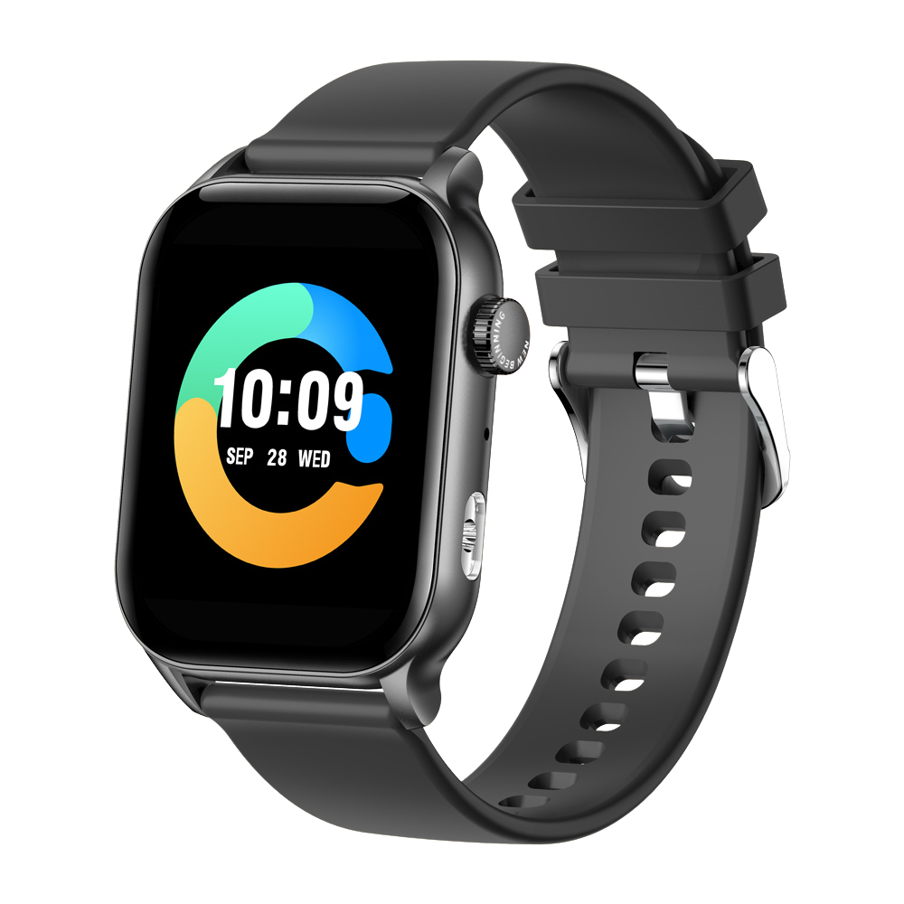 COLMI P78 Smartwatch 1.96 Outdoor Sports Fitness 3ATM Waterproof Black