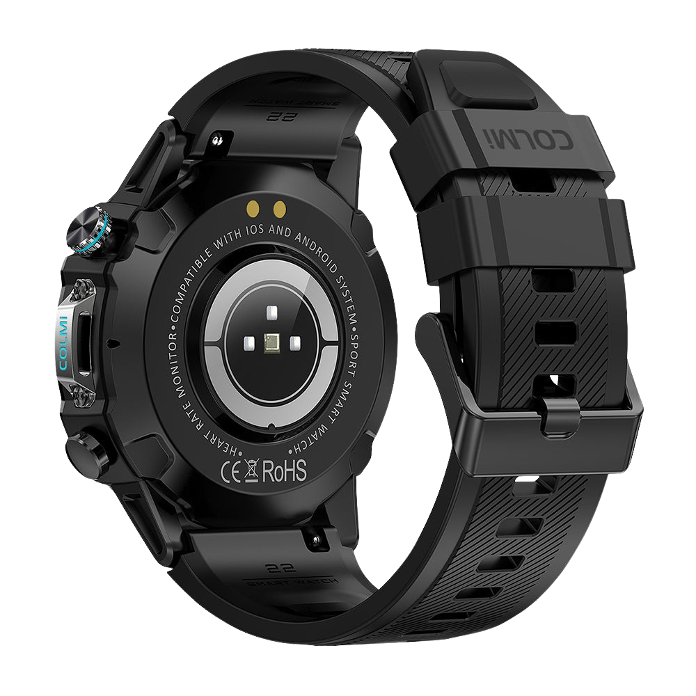 COLMI M42 Smartwatch 1.43″ AMOLED Display 100+ Sports Mode Voice Calling Smart Watch silver color back view