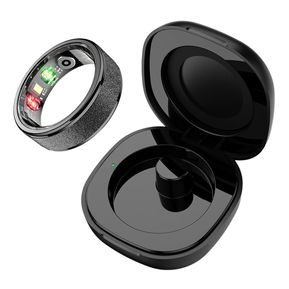 COLMi R10 Smart Ring Black - Heart Rate, Blood Oxygen Monitoring & Waterproof Design