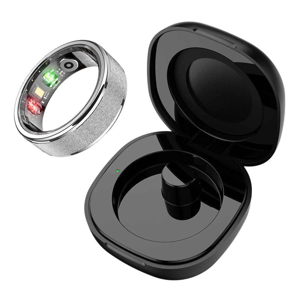 COLMi R10 Smart Ring Silver - Heart Rate, Blood Oxygen Monitoring & Waterproof Design