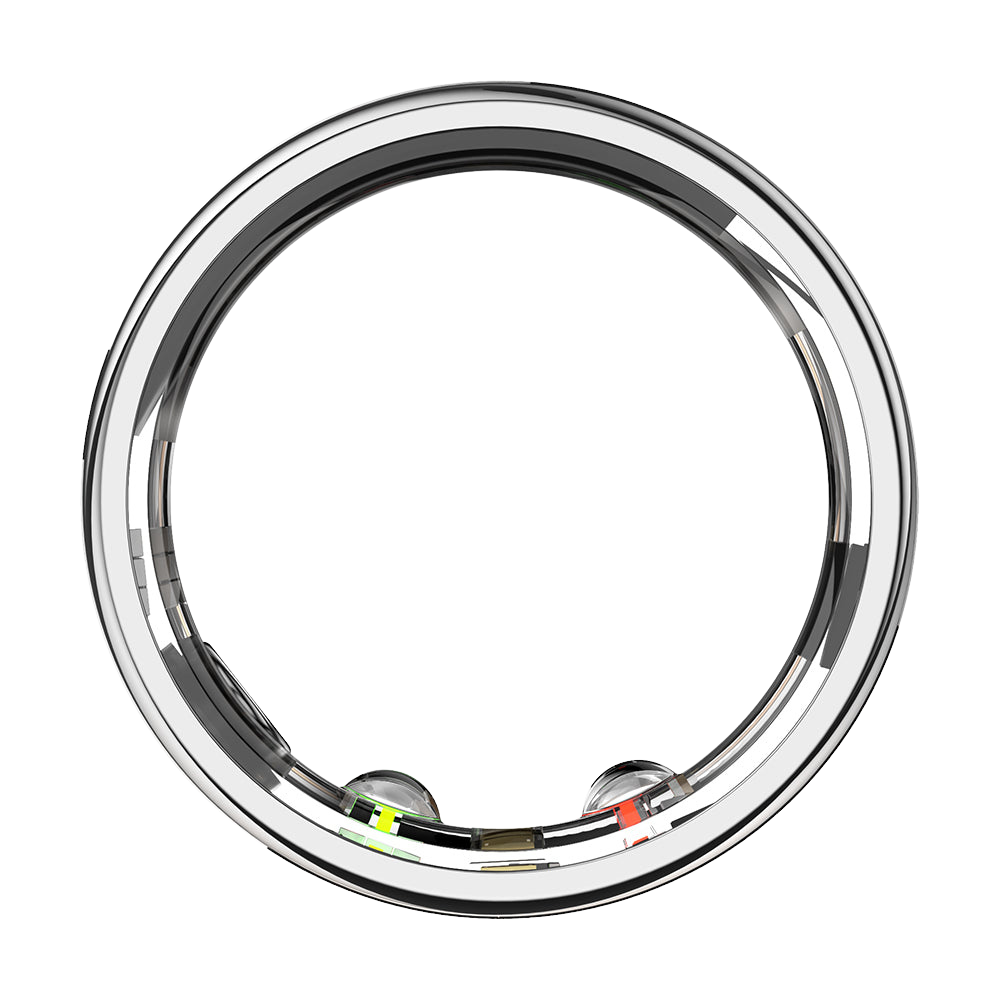 COLMi R10 Smart Ring Silver - Heart Rate, Blood Oxygen Monitoring & Waterproof Design Right