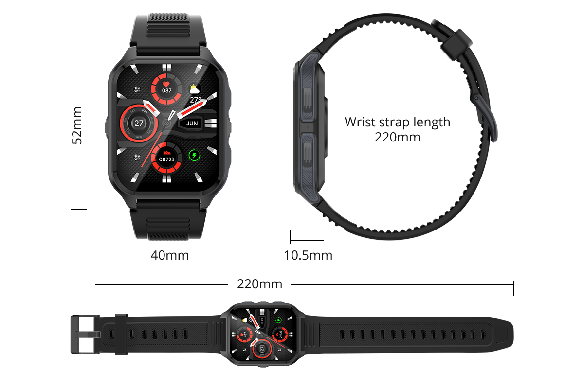 P73 Smart Watch with AMOLED Display, Health Monitoring, Waterproof & Stylish smart watch preview