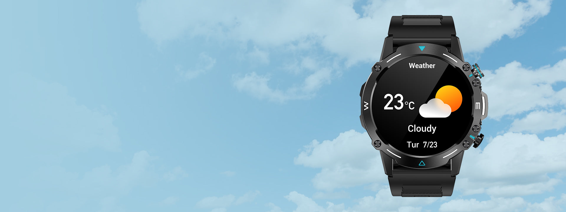 Smartwatch with weather info colmi m42