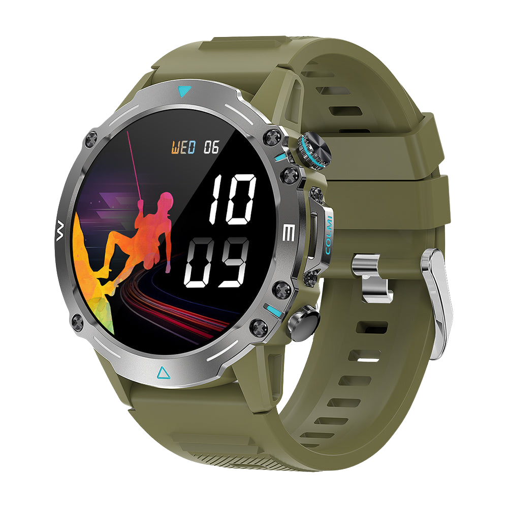 COLMI M42 Smartwatch 1.43″ AMOLED Display 100+ Sports Mode Voice Calling Smart Watch green color right view