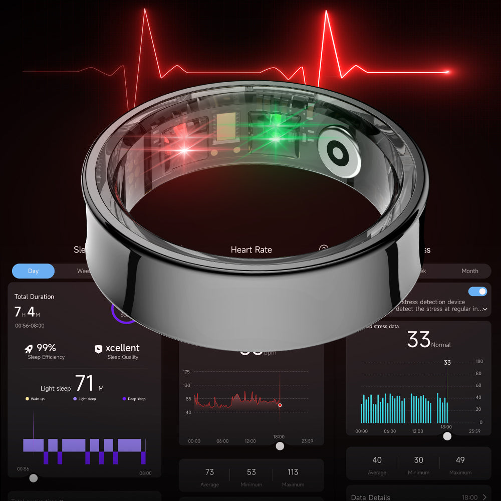 Colmi R09 Smart Ring heart rate monitoring