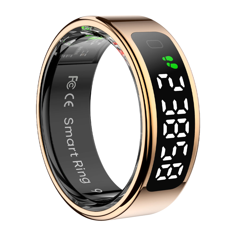 Colmi R12 Smart Ring right side view gold