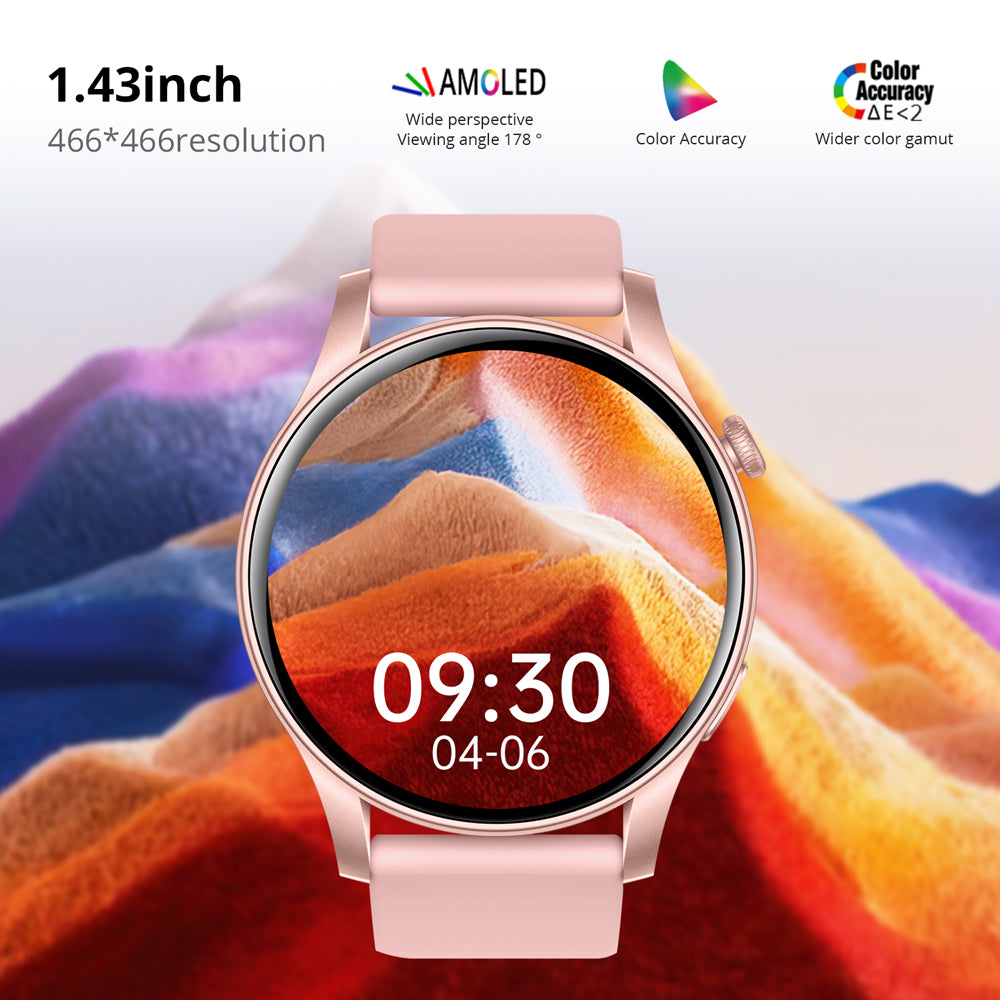 colmi v73 smart watch with amoled display fitness tracking smart watch